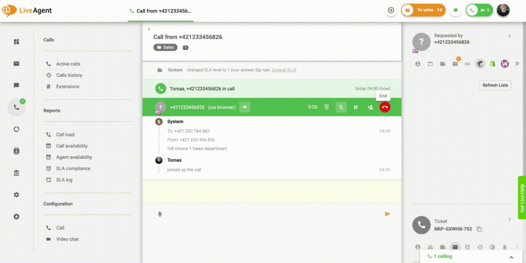 customer service automated callback